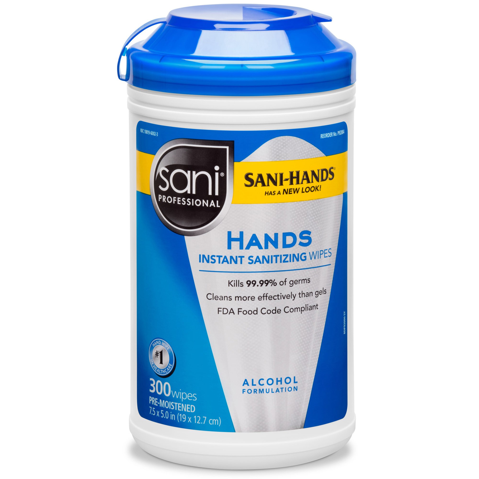 Wipes Personal Wipe Sani-Hands® Canister Ethyl A .. .  .  